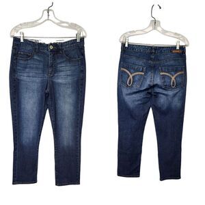 Calvin Klein Ankle Blue Denim Jeans Size 8